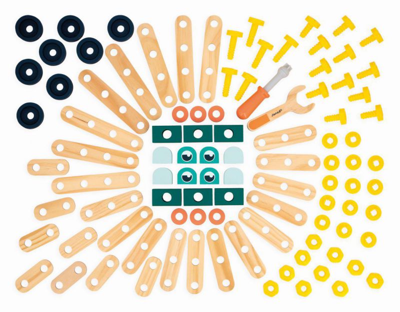 Brico'Kids Set 100 piezas de construcción · Janod