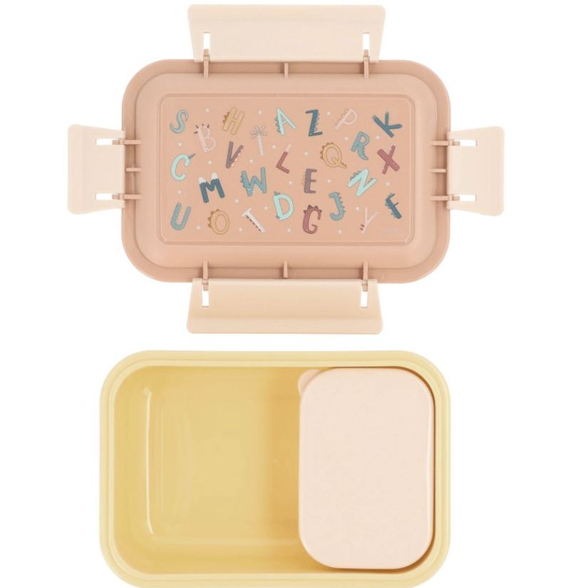 Caja Almuerzo Bento Funny Letters· Tutete