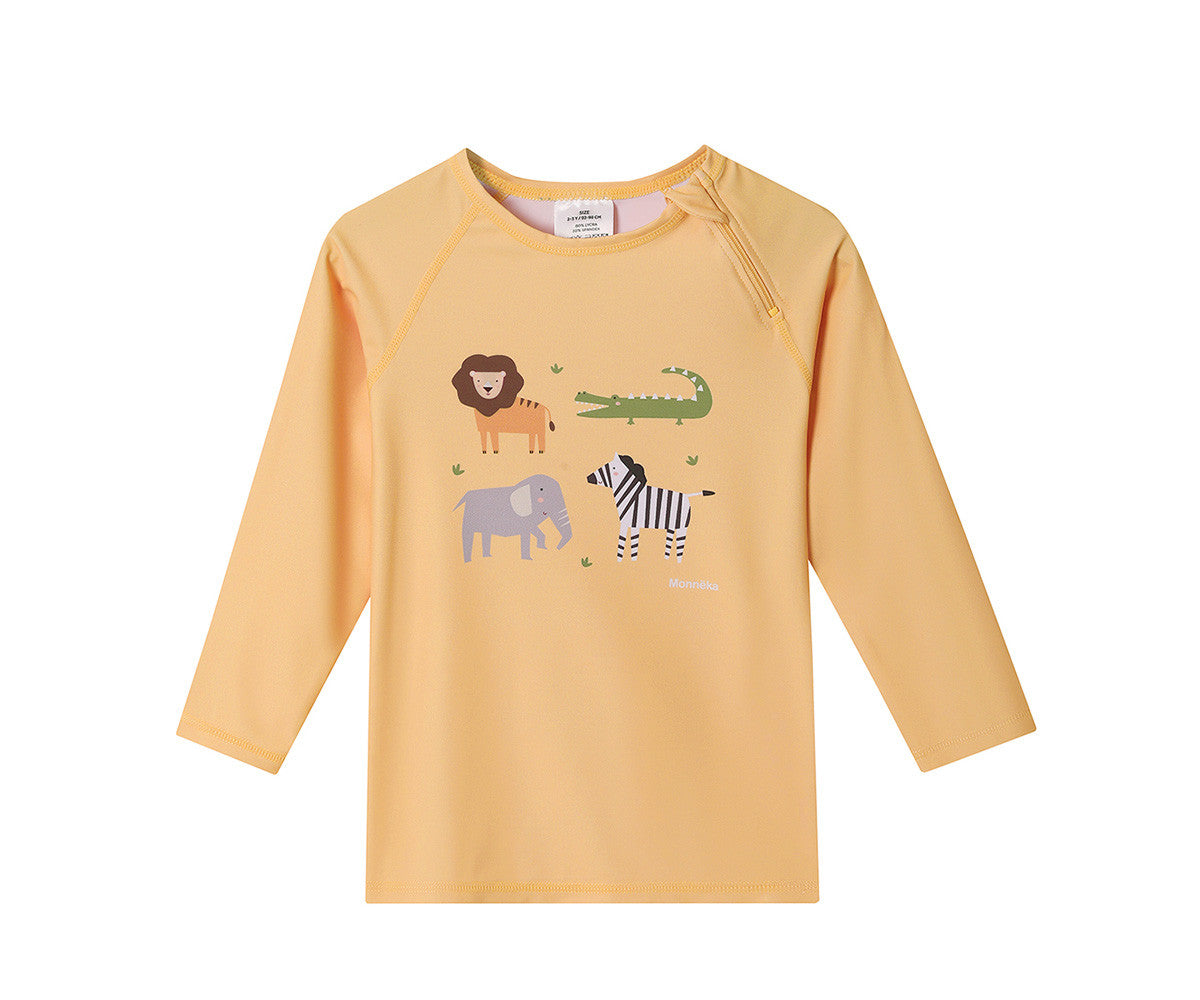 Camiseta Protección Solar Manga Larga "Wild Animals" · Monnëka