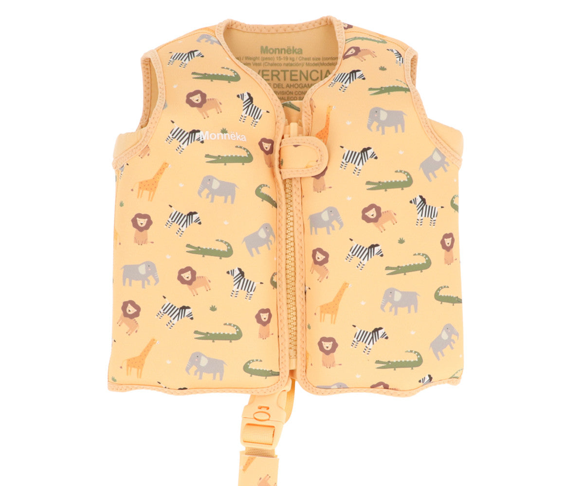 Chaleco Flotador Aprendizaje 2-3 años Wild animals · Monnëka