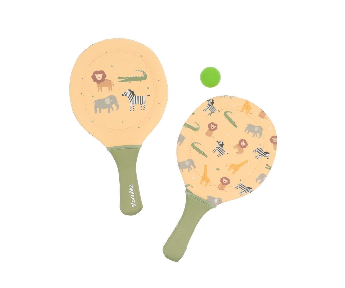 Palas de Playa Neopreno con Pelota · Monnëka