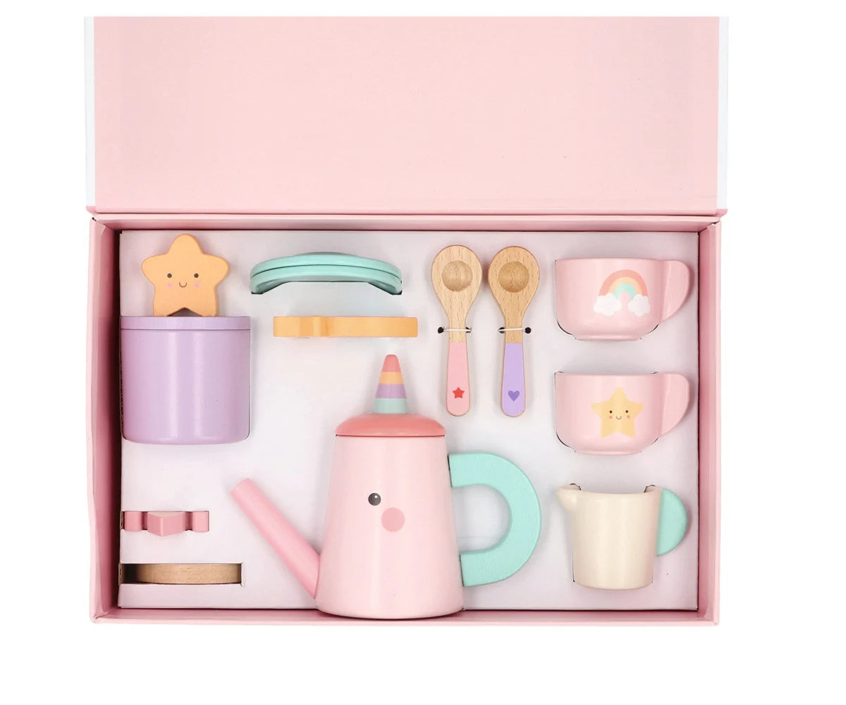 Set de té de madera Magic World · Tutete