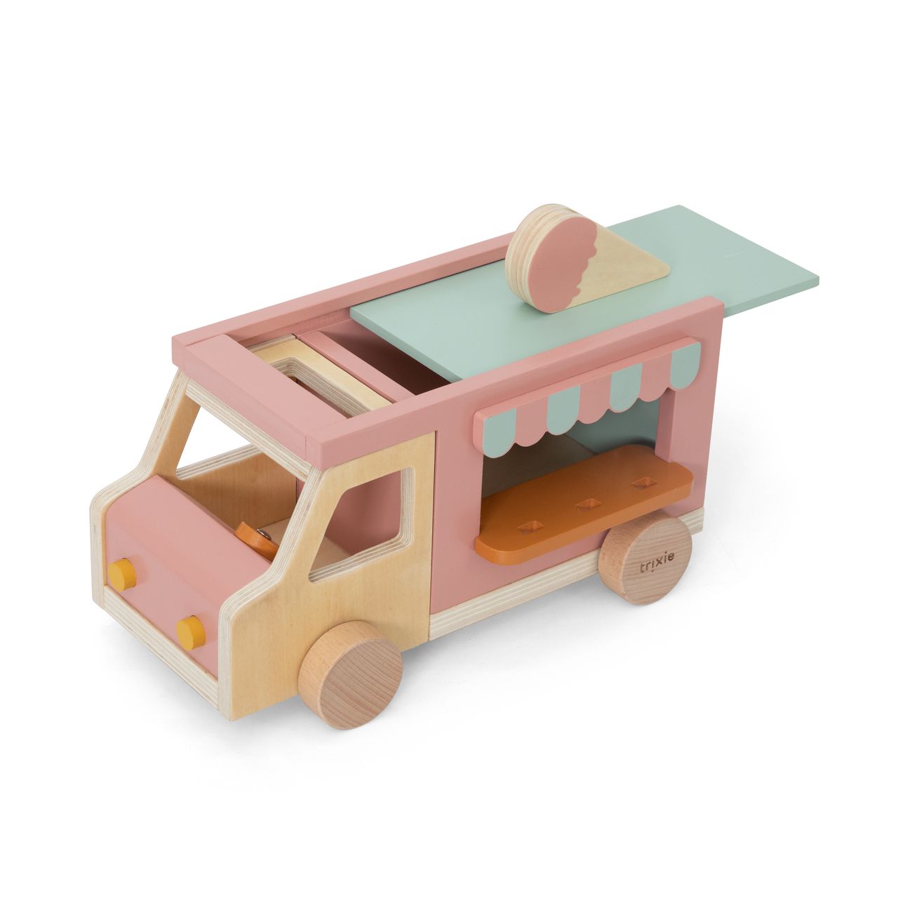 Camión de helados de madera  · Trixie