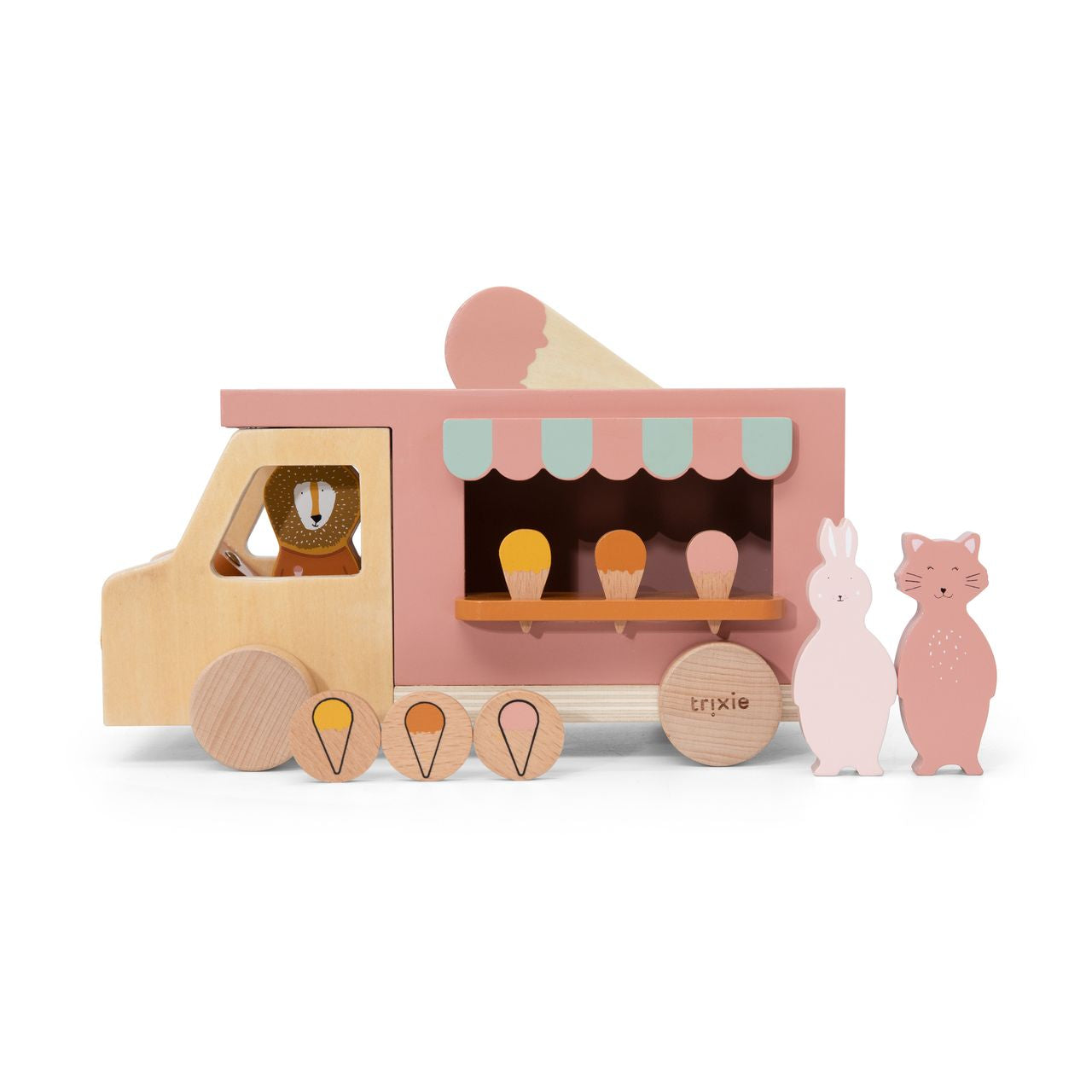 Camión de helados de madera  · Trixie