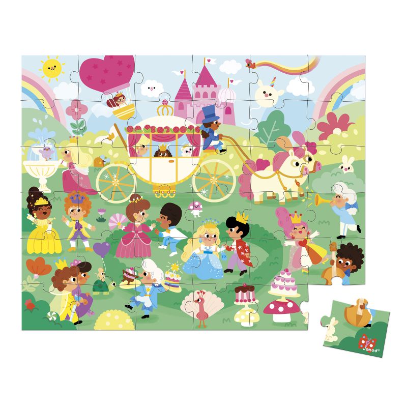 Puzle Las princesas 36 piezas · Janod
