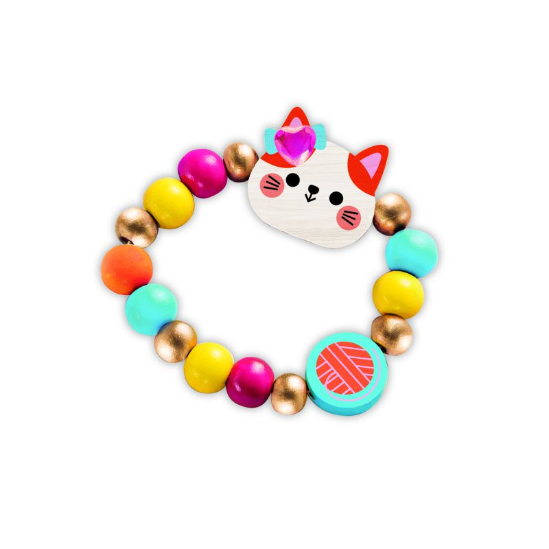 4 Joyas de Madera Little Cats · Janod