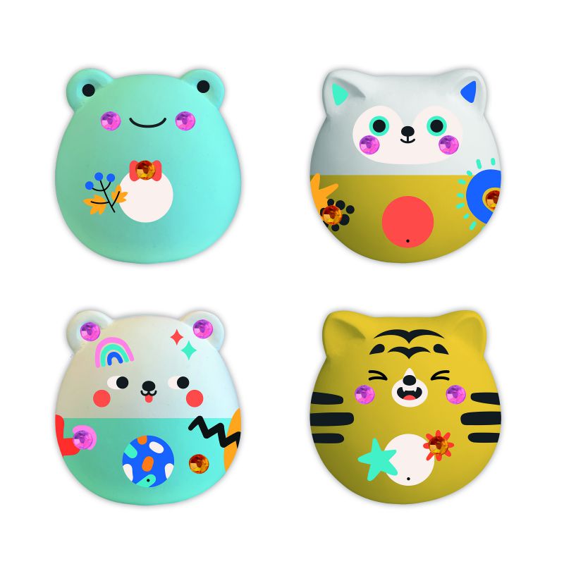 4 figuras de yeso para decorar · Janod