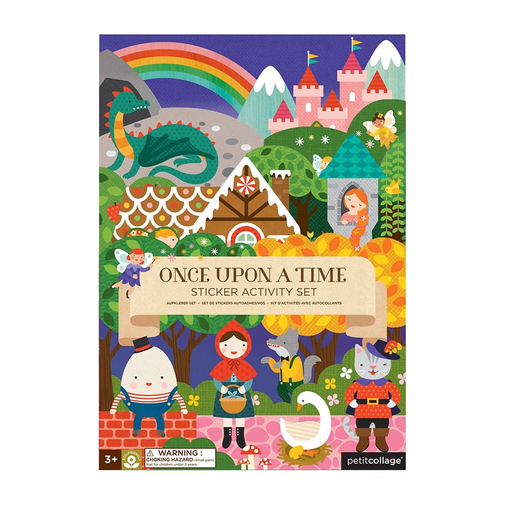 Set de pegatinas reposicionables "Once upon a time" · Petit Collage