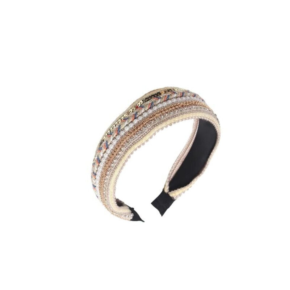 Diadema trenza Luxe - perla · Billy Loves Audrey