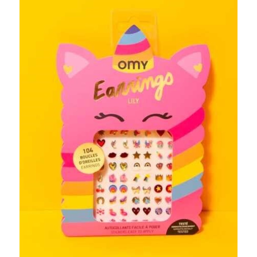 Pendientes de pegatina · Omy