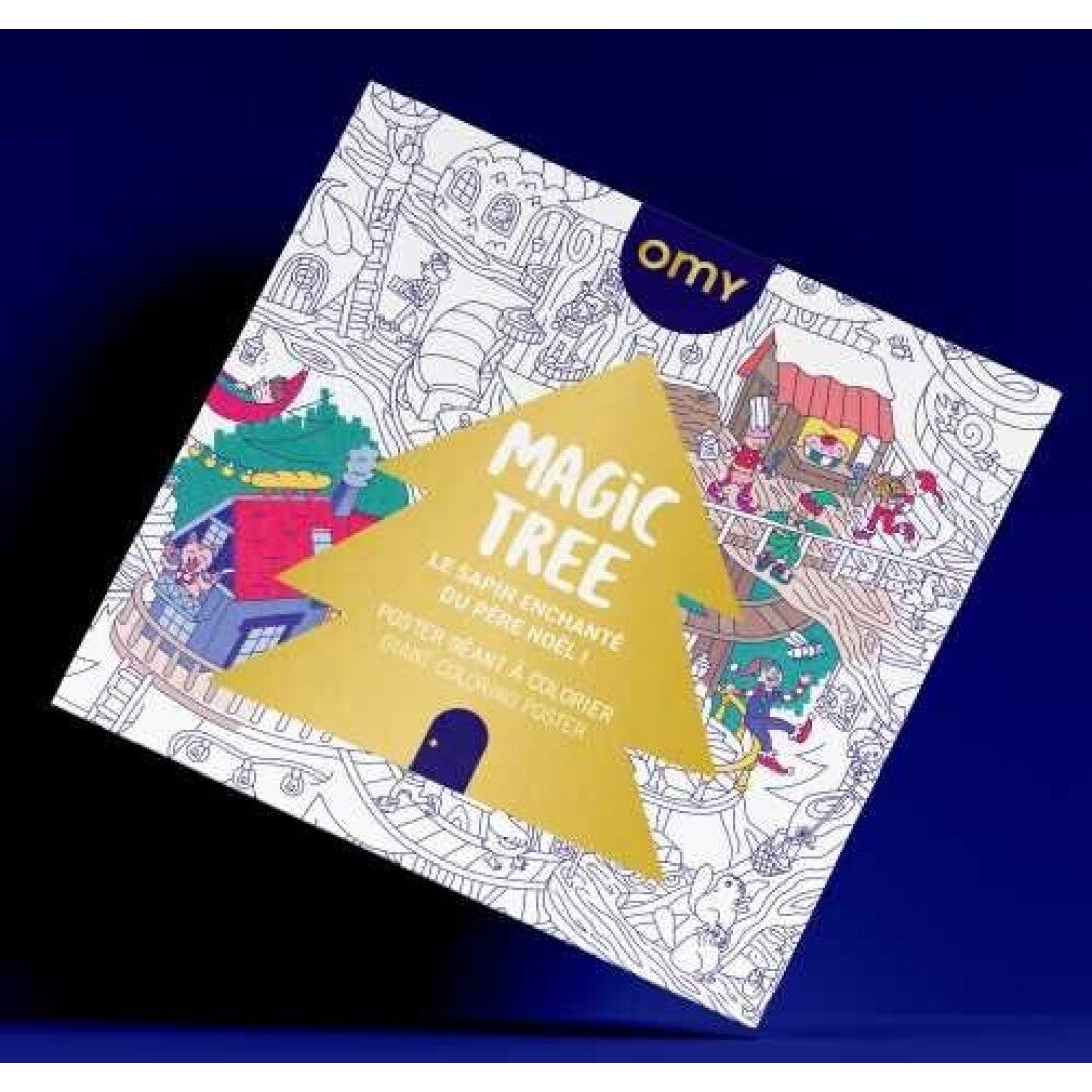 Poster XL "Árbol Navidad" 100x70cm · Omy