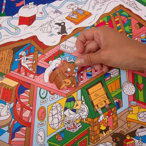 Poster XL "Santa Claus" + Pegatinas · Omy