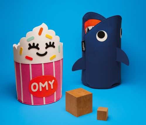 Cubo almacenamiento Yummy "Palomitas" · Omy