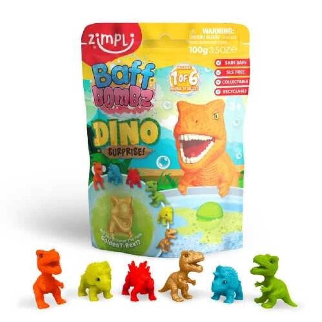 Bombas de baño surprise dinosaurios · Zimpli kids