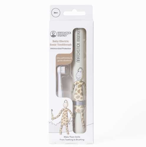 Cepillo Eléctrico Sónico Jirafa · Matchstick Monkey