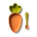 Set plato y cuchara Cathy The Carrot · Oli & Carol