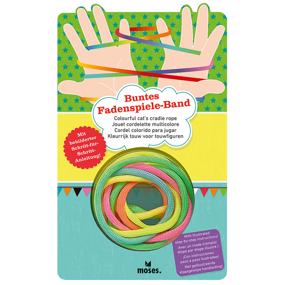 Cordel colorido para jugar - Juego de hilos · Moses