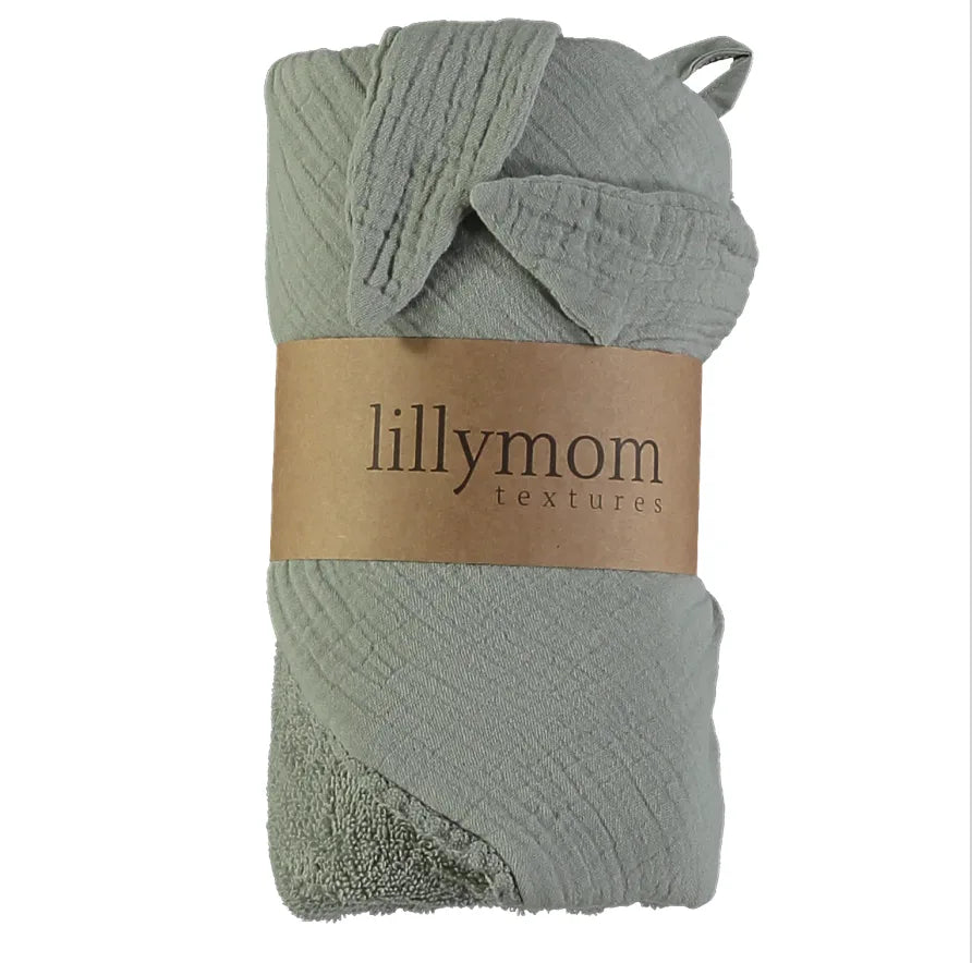 Capa de baño rizo orejitas 90 x 90cm · Lillymom