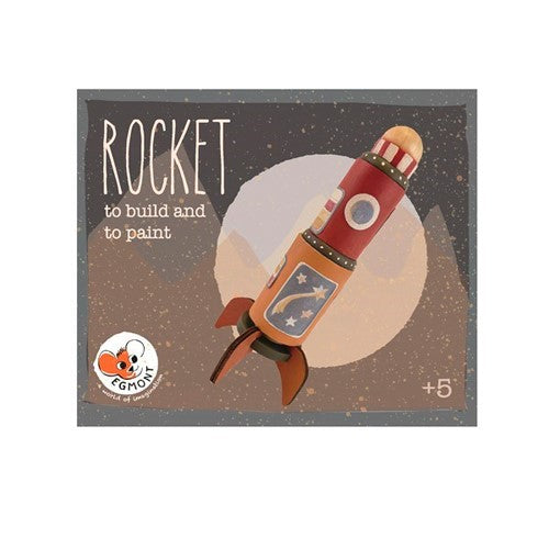 Cohete de Madera para Pintar · Egmont Toys