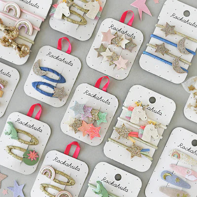 Clips de estrellas - Rainbow Shimmer Star  · Rockahula