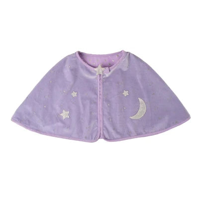 Capa de terciopelo lila reversible (3-10 años) · Rockahula