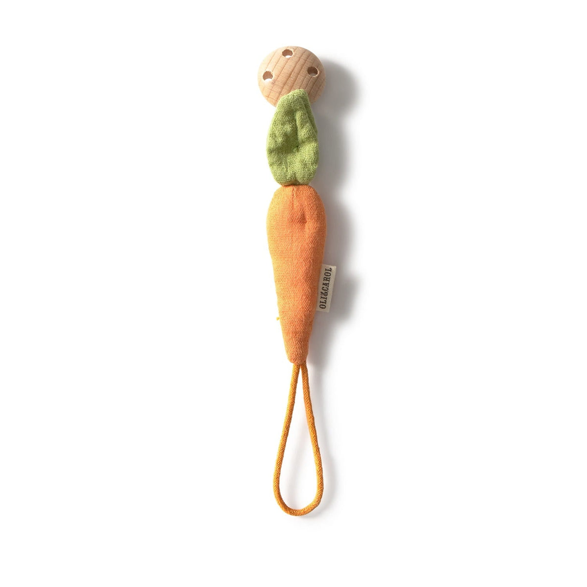 Pinza chupetero Cathy The Carrot · Oli & Carol