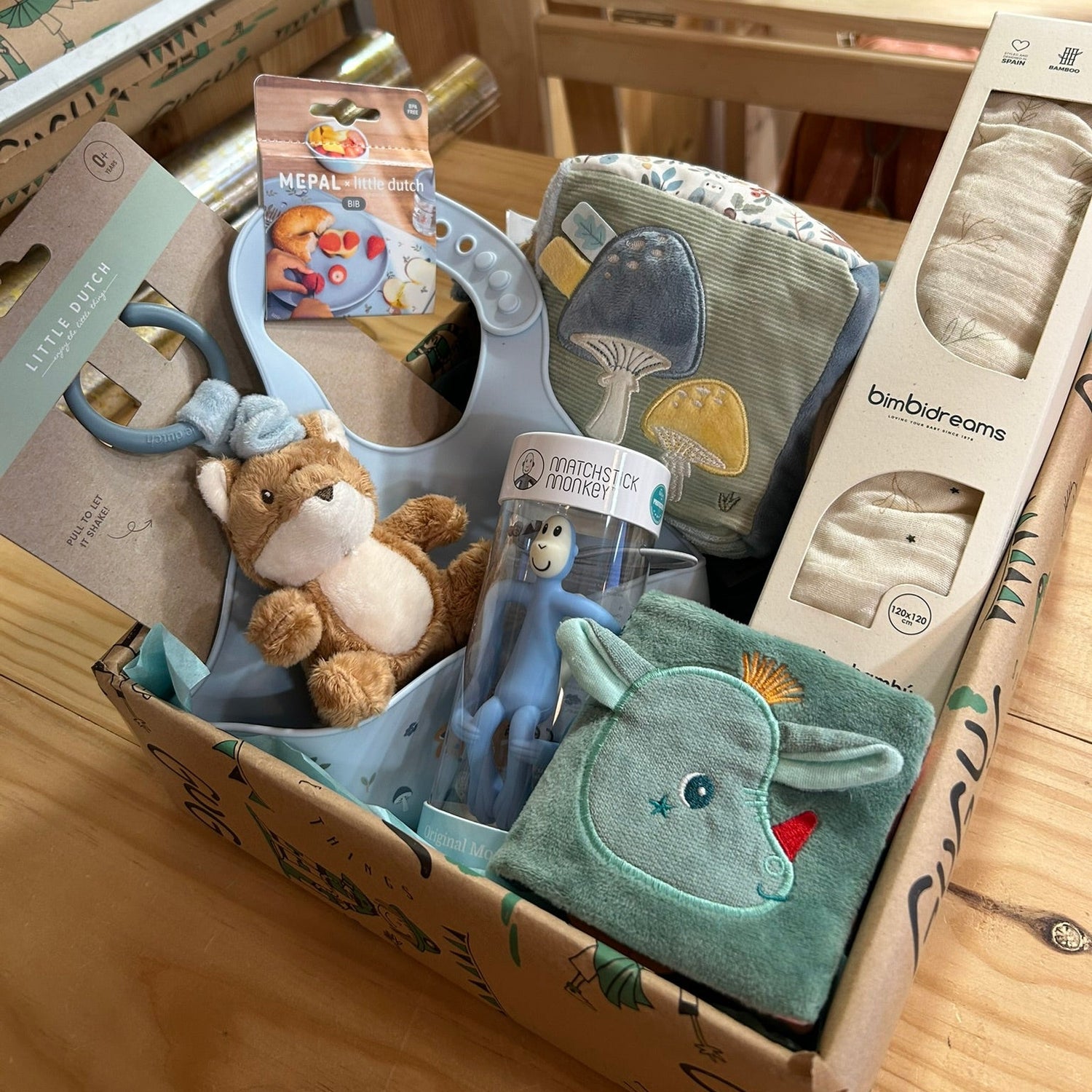 Preparación en caja regalo