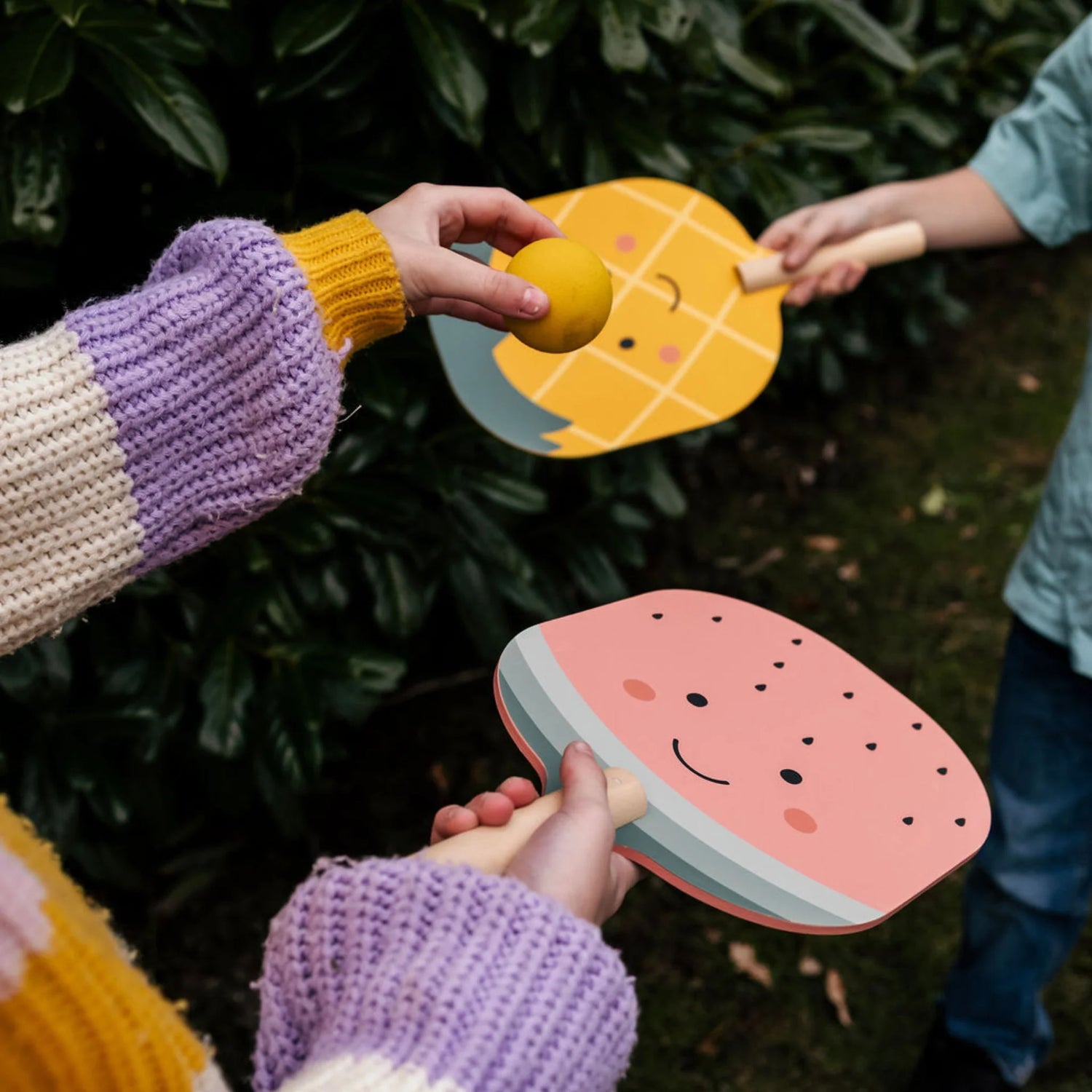 Set raquetas frutales · Jabadabado