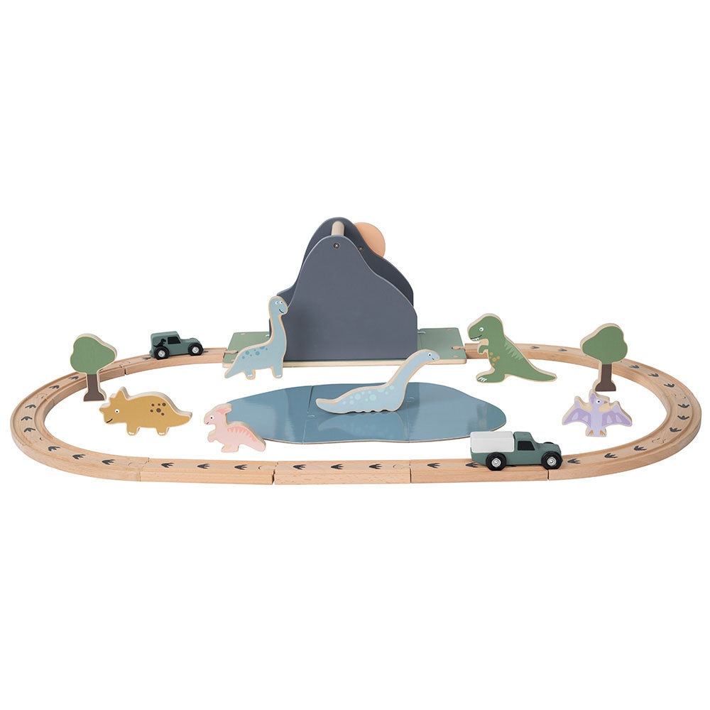Pista tren mundo Dino · Jabadabado