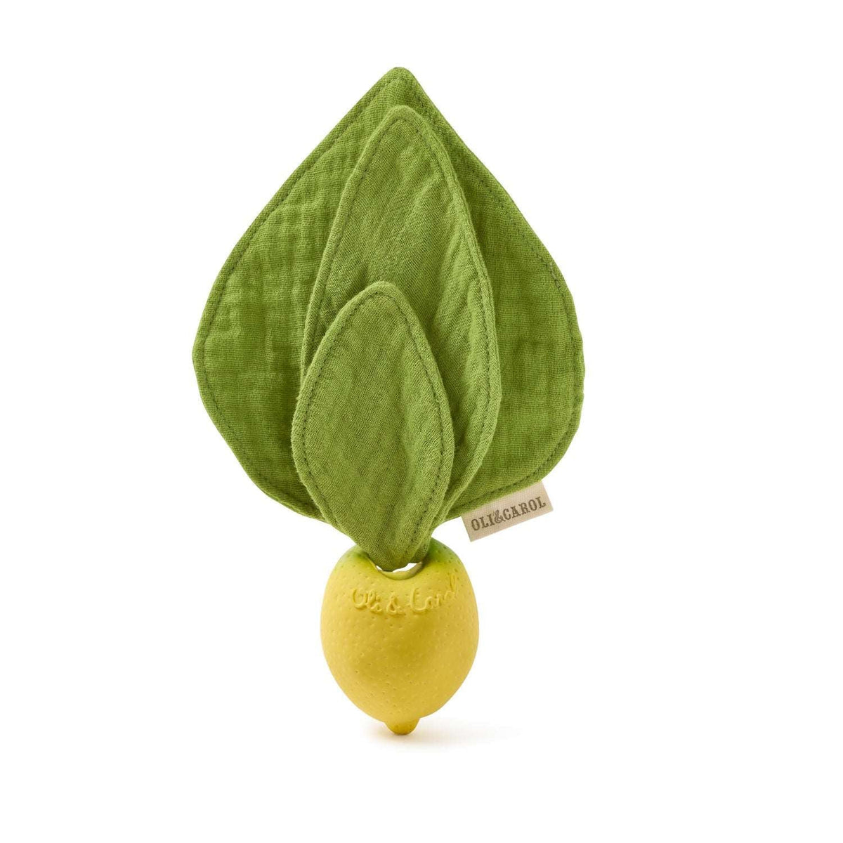 Mini doudou mordedor Lou The Lemon · Oli & Carol