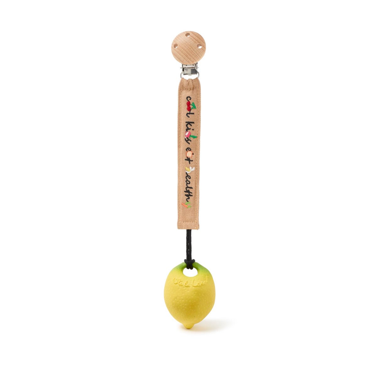 Mini doudou mordedor Lou The Lemon · Oli & Carol