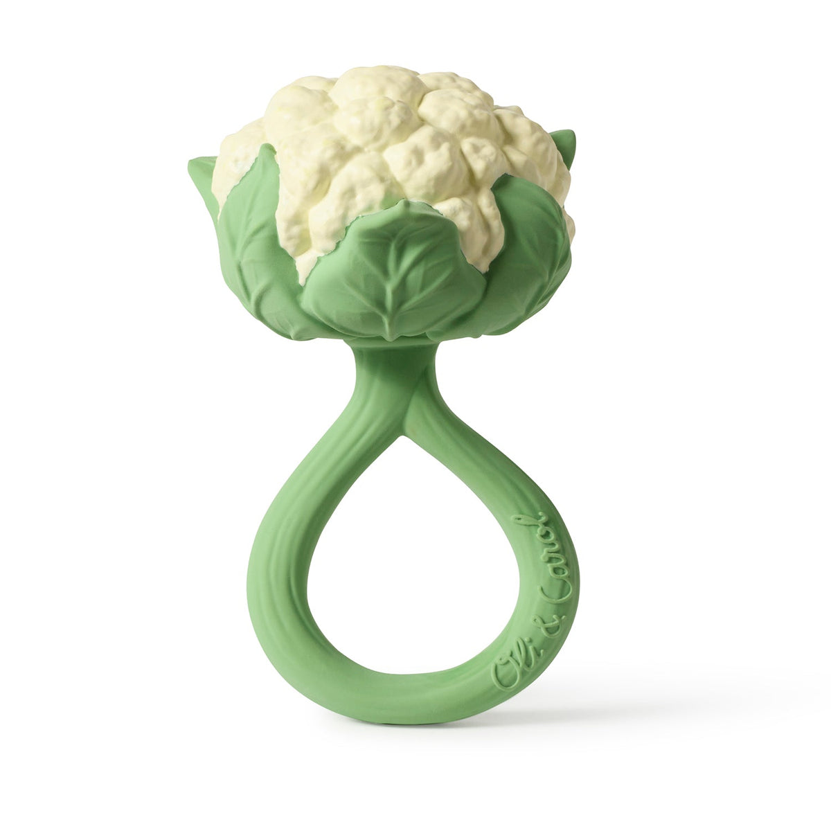 Sonajero mordedor coliflor · Oli & Carol