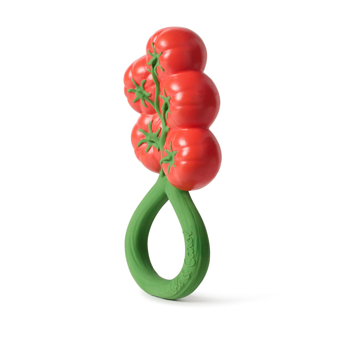 Sonajero mordedor tomate · Oli & Carol