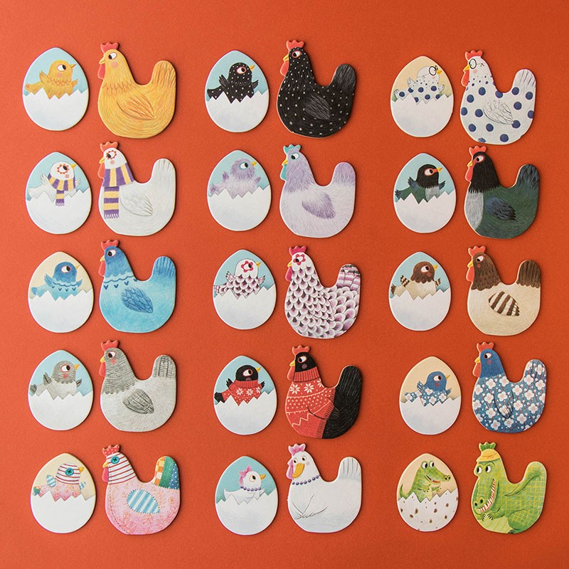 Chicks and chickens memo Game · Londji