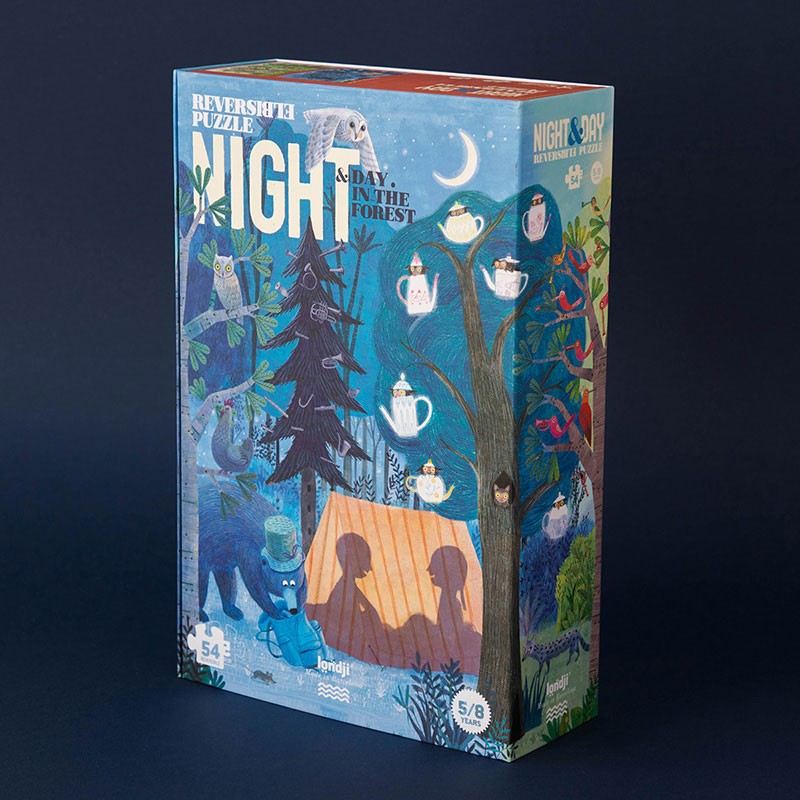 Night and day in the forest puzzle · Londji
