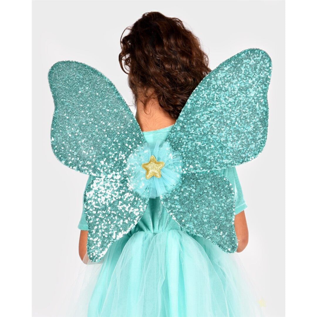 Alas de Mariposa Azul Turquesa · Den Goda Fen