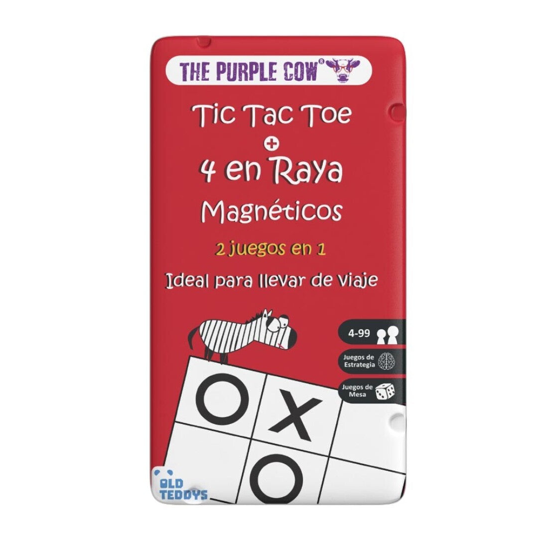 To Go - Tic Tac Toe + 4 en Raya magnético · The purple cow
