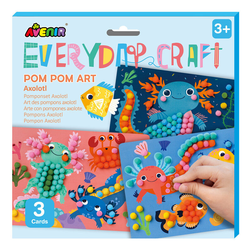 Arte con Pompones Ajolote · Avenir