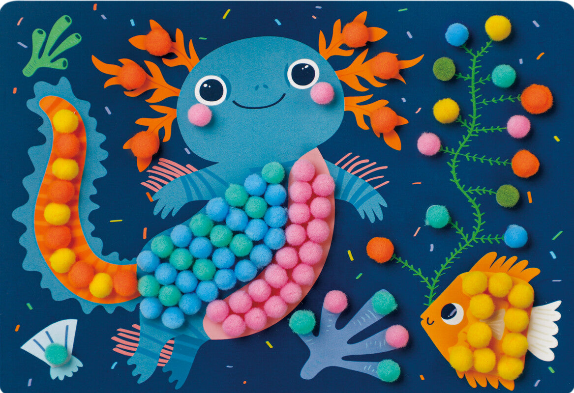 Arte con Pompones Ajolote · Avenir