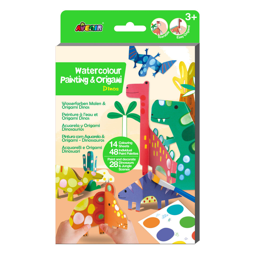 Set de acuarelas y origami · Avenir
