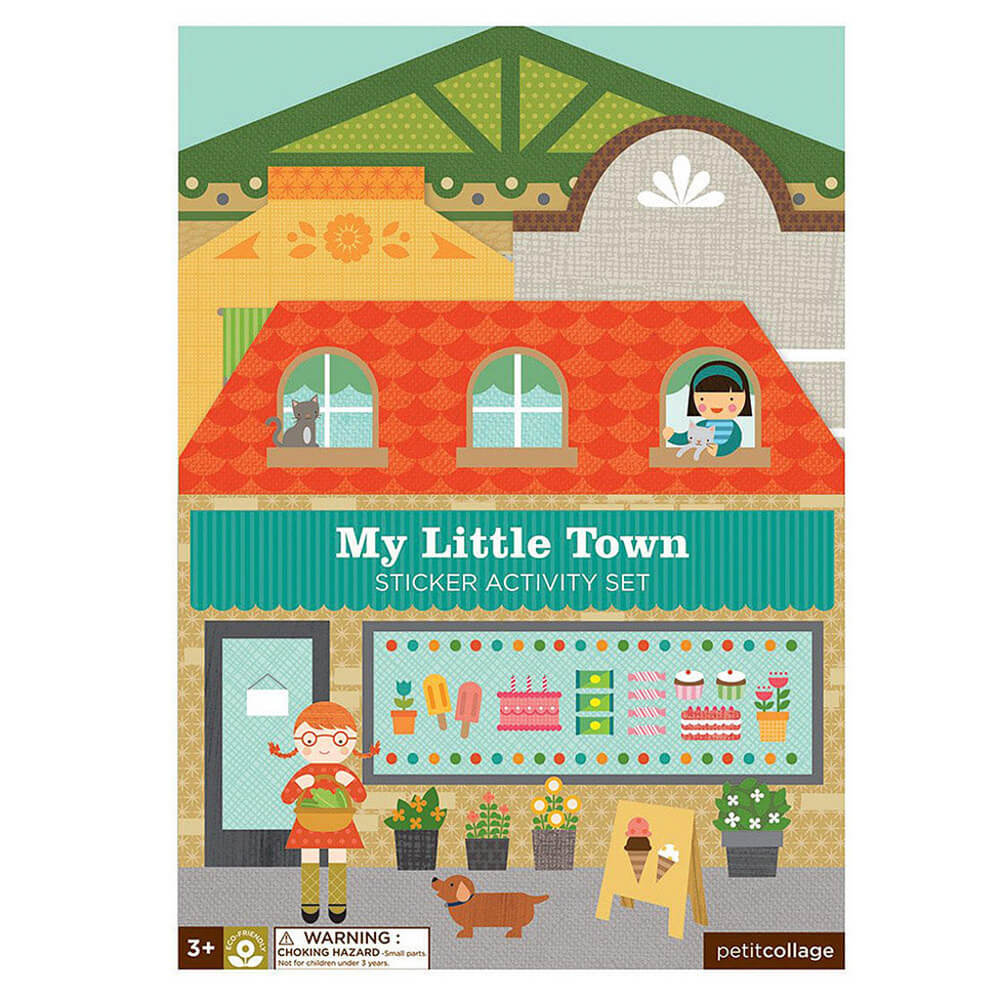 Set de pegatinas reposicionables "My Little Town" · Petit Collage