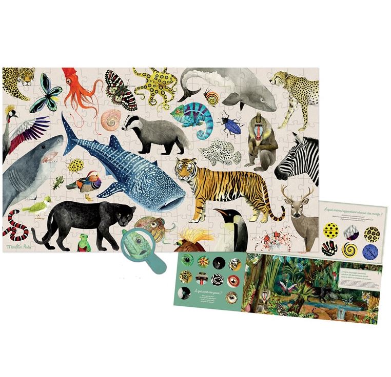 Puzzle Los animales del mundo (200 piezas) · Mouling roty