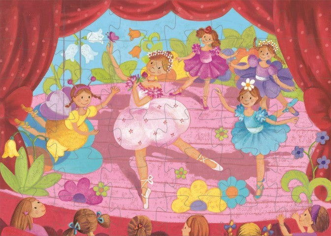 Puzle Silueta La bailarina 36 pzas · Djeco