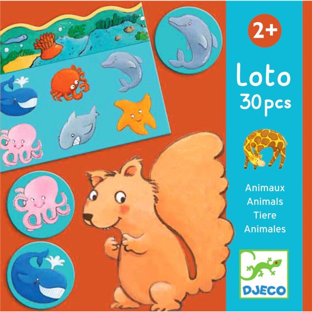 Loto Educativo Animales · Djeco