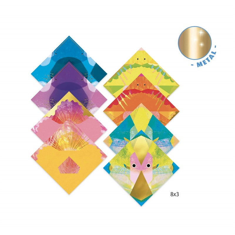 Papiroflexia Origami Animales marinos · Djeco