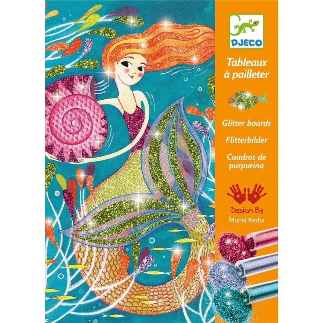 Cuadros purpurina La luz de las sirenas · Djeco