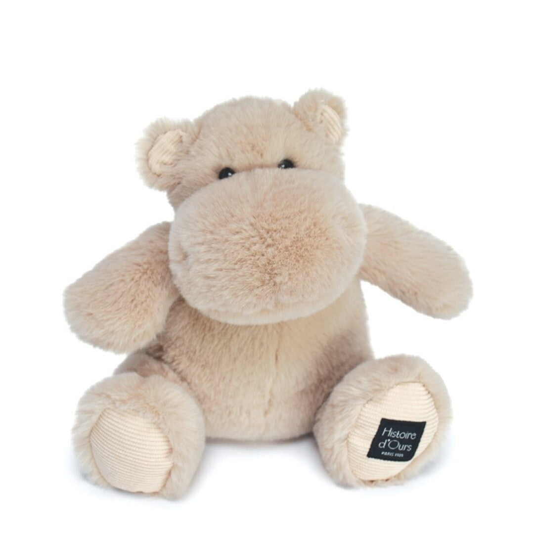 Hipopótamo beige de peluche Tresors Marins · Histoire d'Ours