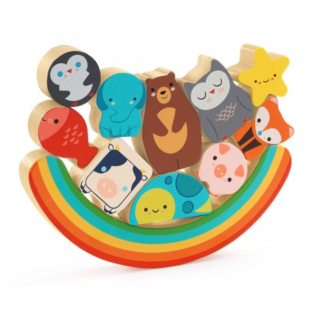 Puzle Encajable Puzz & Boom Rainbow · Djeco