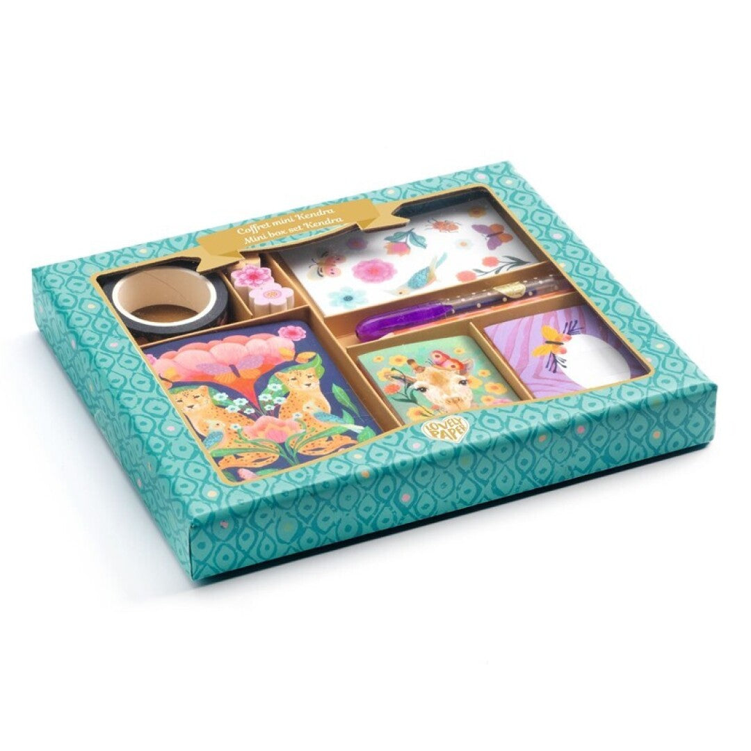 Mini caja papelería Kendra Lovely Paper · Djeco