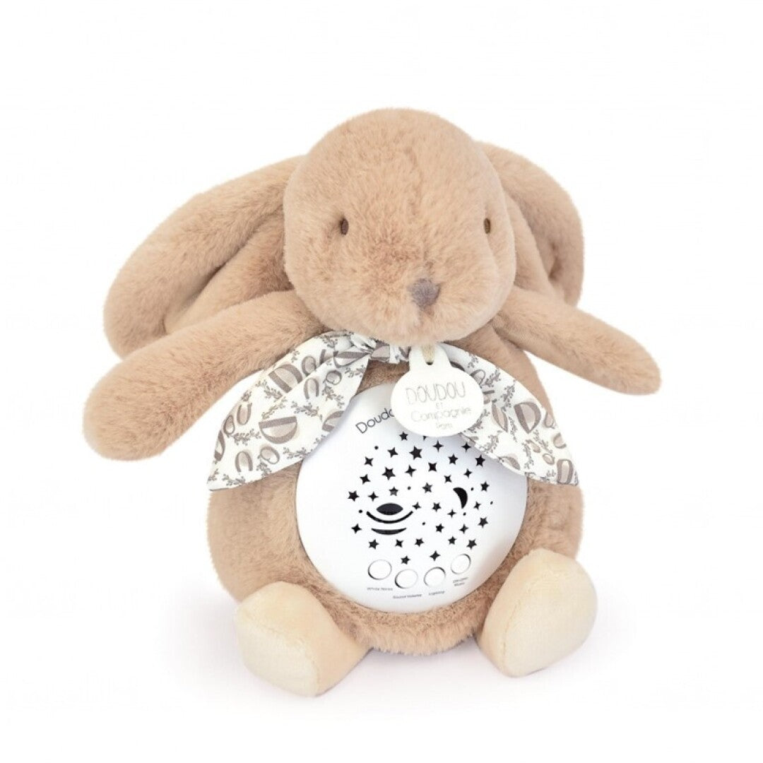 Conejito proyector de luz musical · Doudou et compagnie